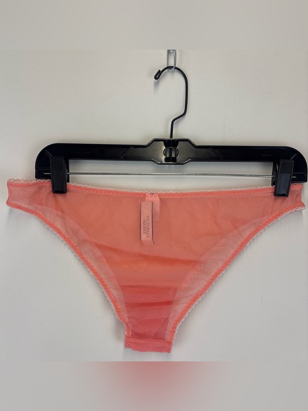 NWT Victorias Secret orange coral lace babydoll slip dress with matching panties - Picture 6 of 8
